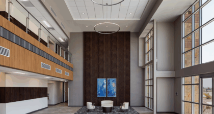 Leander Medical Office Building Lobby
