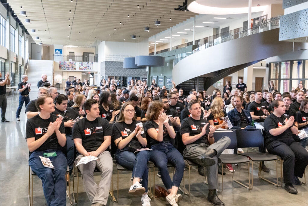 75th Anniversary Staff Celebration at Ann Richards School